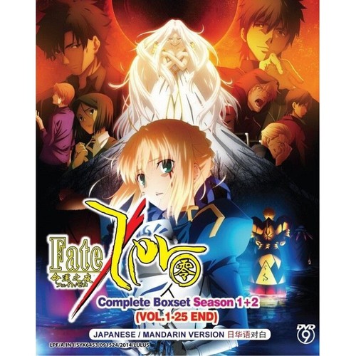 DVD Anime FATE ZERO Series Complete Season 1+2(1-25 end) +Soundtrack ...