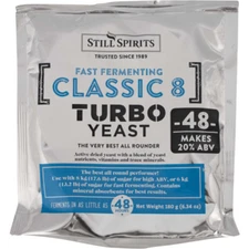 Turbo Yeast - Classic 18% ABV - for 6.6 gal batch Distilling Moonshine