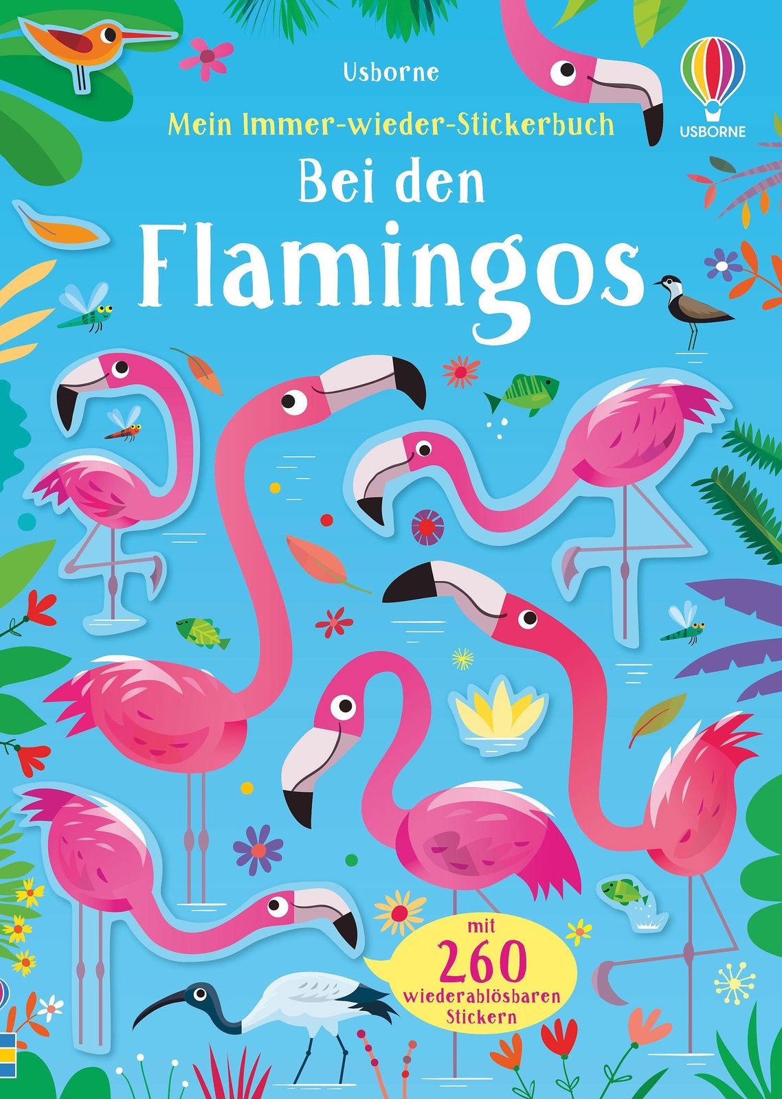 Thumbnail - Mein Immer-wieder-stickerbuch: Bei Den Flamingos Kirsteen Robson