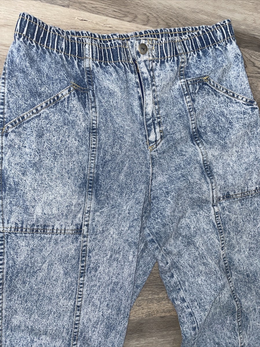 【Anyone more】Amin Vintage Remedy Damage Wash Pants Major Damage Vintage 80s Acid Wash Jeans Womens 30