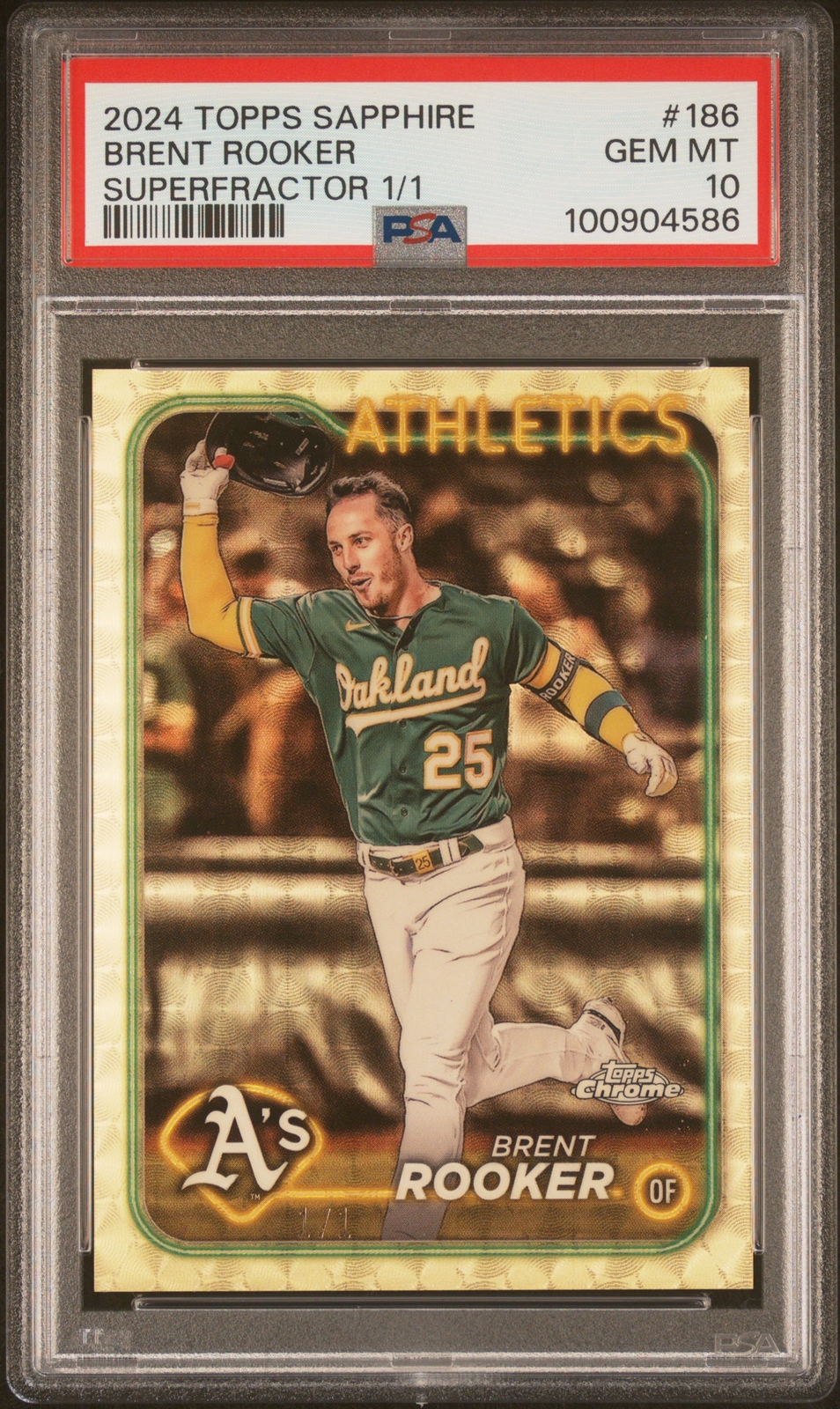 PSA10)BRENT ROOKER - TOPPS CHROME (/25)