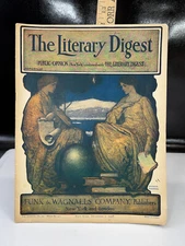 Literary Digest December 5 1908  Cartoons Public Opinion Vtg Ads