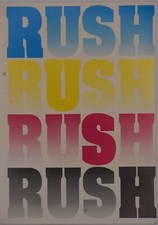 Rave Flyer-RUSH Yikes & Power Top Hat Club -1992-Size A6-VGC