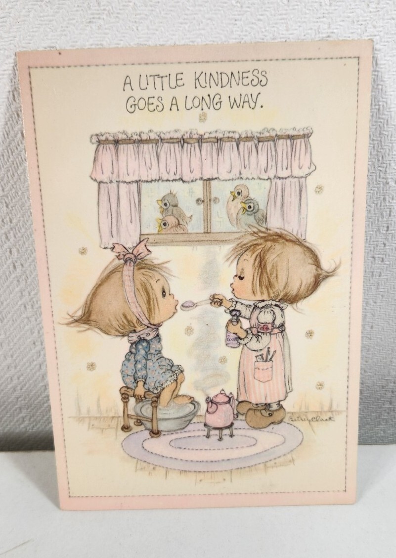 Vintage Hallmark Betsey Clark Oversized Postcards, 5 Cards