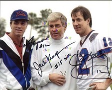 JIM KELLY JACK KEMP JOE FERGUSON  BUFFALO  Signed 8x10 Autographed Photo Reprint