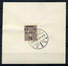 Rijeka 1919 Sass. 31 Oblitéré 100% FRANCO_ FIUME_ 15_