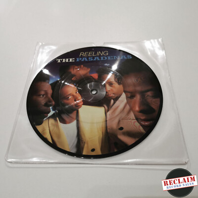 the pasadenas - reeling 7'' picture disc vinyl record VG+