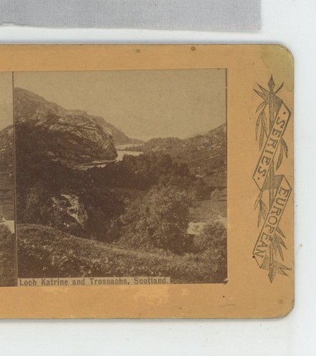 Loch Katrine & Trossachs Scotland Stereoview
