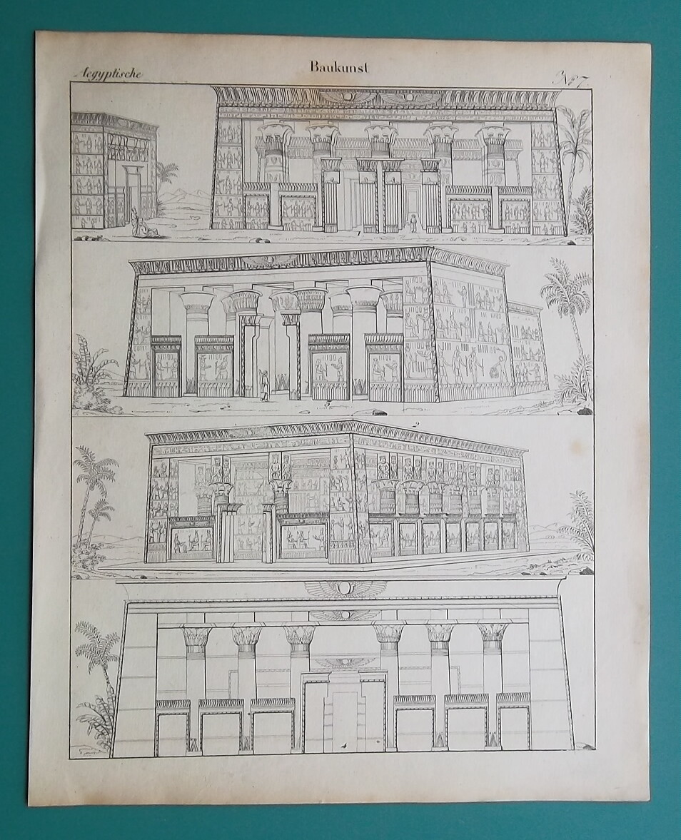 ARCHITECTURE Egypt Temples at Edfu Esna Latopolis Kom Ombo