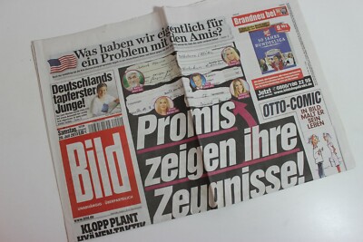 BILDzeitung 20/07/2013 July 20/7/2013 Special Occasion Gift