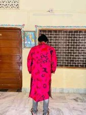 Embroidery long Long Jacket Banjara Handmade coat / Pink color embellished coat