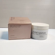 Josie Maran Cake and Coffee Whipped Body Polish Jumbo Size 10 oz Unscented 