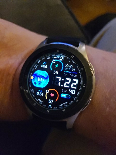 Samsung Galaxy Watch Sm-r800 46mm Silver Smartwatch Bluetooth WiFi for sale online | eBay