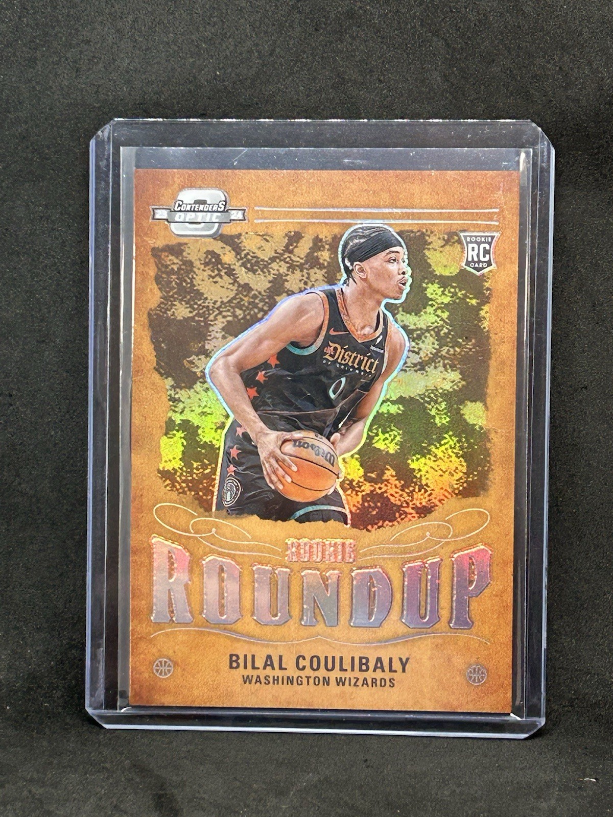 2023-24 Panini Contenders Optic Rookie Roundup Bilal Coulibaly #8 RC B7