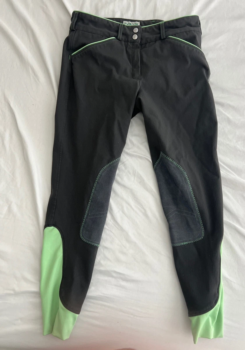 Breeches Dover Saddlery Filles Wellesley Competition – Taille 10, Genou Patché