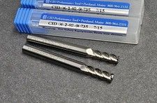 CID USA   Shank Solid Carbide End Mill .218" 4-Fl .030" Corner Radius Machinist
