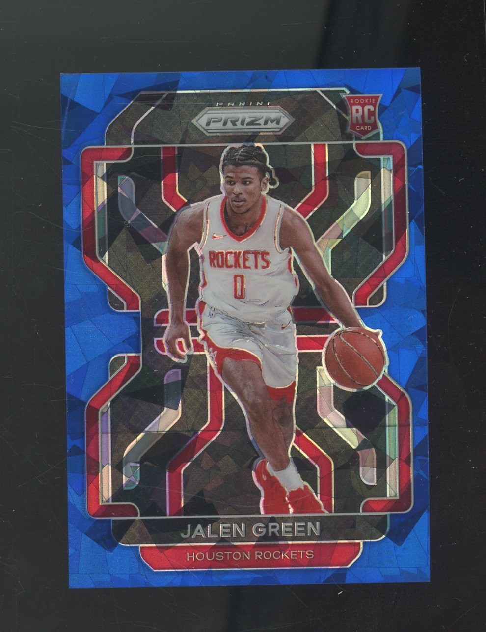 2021-22 Panini Blue Ice Prizm #306 Jalen Green Houston Rockets RC Rookie 45/125
