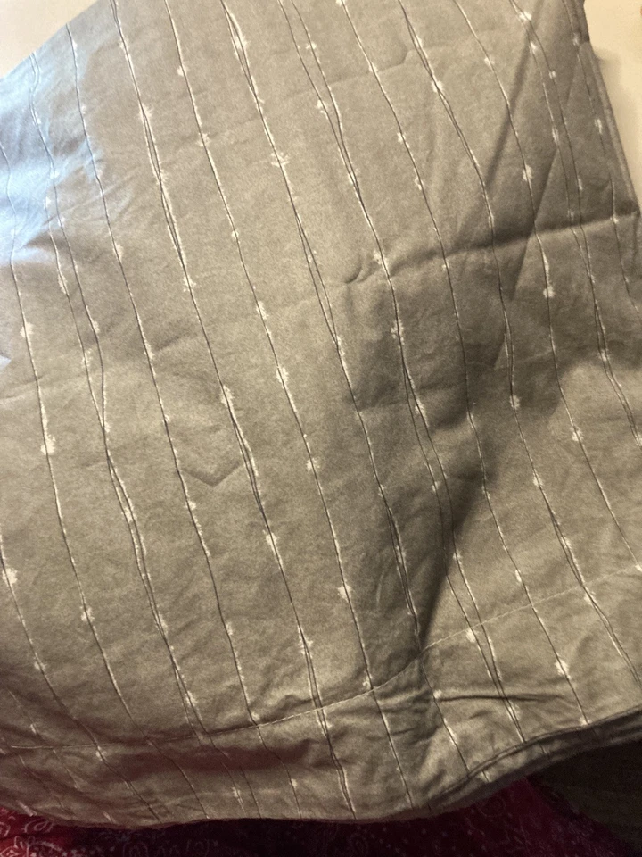 Calvin Klein Square Pillow Shams 29X 29 Mocha Brown 100% Cotton Set 3 - Image 2 of 4