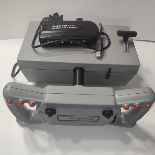 CH Products Virtual Pilot Pro Yoke Flight Simulator PC con adattatore porta USB - Foto 2 di 4