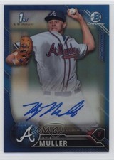 2016 Bowman Draft Chrome Pick Blue Refractor /150 Kyle Muller #CDA-KM Auto 11bi