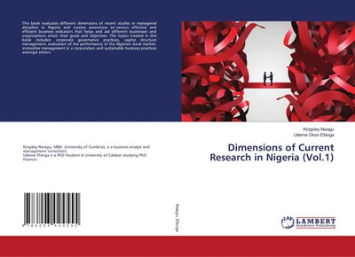 Kingsley Nwagu (u. a.) | Dimensions of Current Research in Nigeria (Vol.1)