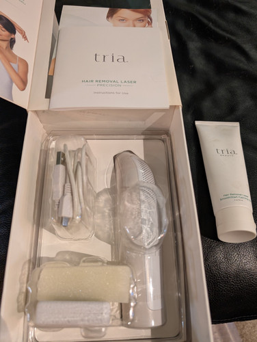 Tria Hair Removal Laser Precision Laser Hair Removal Device White w/ Calming Gel