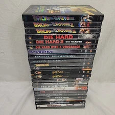 DVD Lot 24 Harry Potter, Back To The Future Trilogy, Die Hard, Matrix James Bond