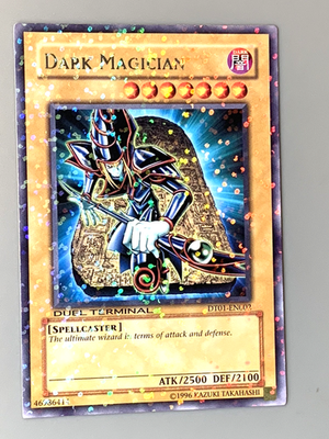 yugioh 5D's Duel Terminal 1 Parallel Rare Dark Magician DT01-EN002
