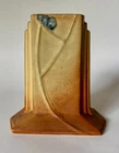 Vintage 1928 Roseville Pottery Futura Art Deco Tombstone Pillow Vase