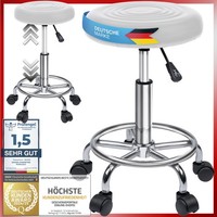 Rollhocker Arbeitshocker Drehhocker Drehstuhl Praxishocker Kosmetikhocker Rollen