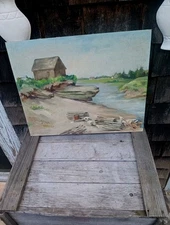 Svea Wester Oil On Cavas Board  1966