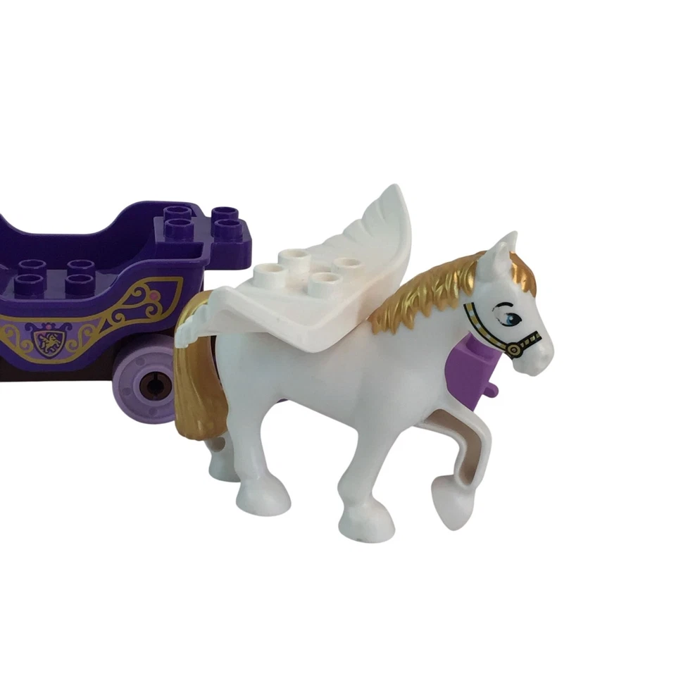 乐高 Duplo 迪士尼索菲亚第一辆马车带马翅膀兔子茶壶玩偶 — 第 3/4 张图片