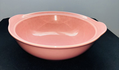 Vintage 1950 s Harmony House Symphony Rose Color Dinnerware Serving Bowl 10  +