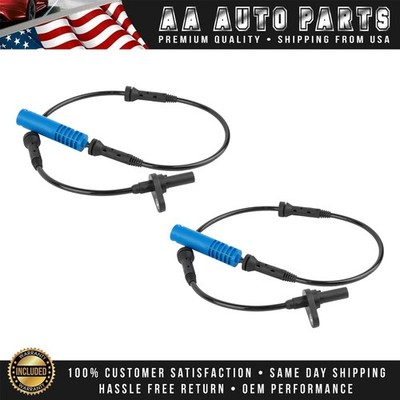 2 Front ABS Wheel Speed Sensors for BMW 528i 2008-2010 530i 2004-2007 3.0L l6