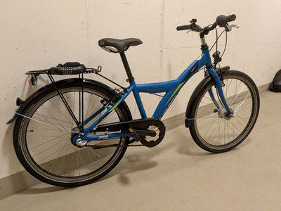 Kinderfahrrad 24 zoll, Alu, Nexus, 3-Gang, 2 V-Brakes + Rücktritt, kaum gefahren
