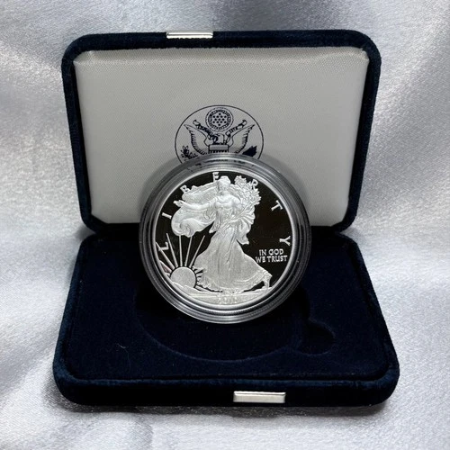 2010 1 oz .999 Fine Silver American Eagle Proof Coin w/ OGP & CoA [D1]