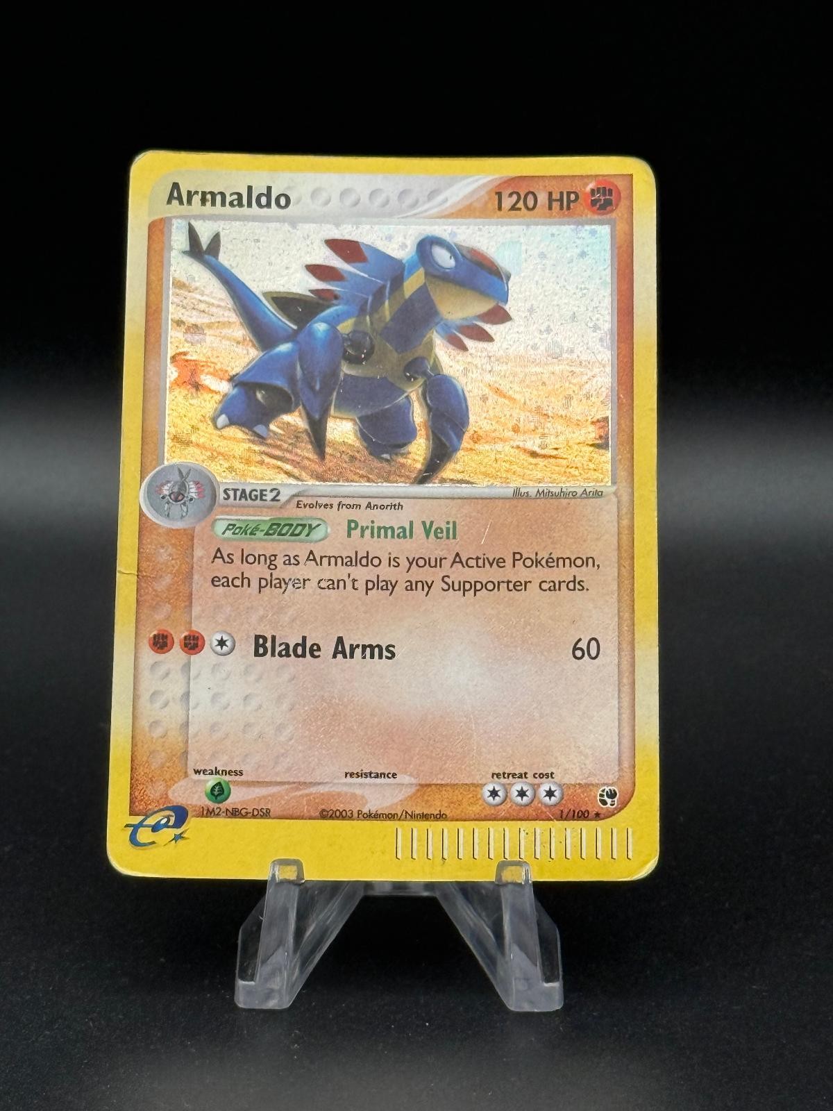Armaldo 1/100 Holo Rare Sandstorm Pokemon Heavily Played