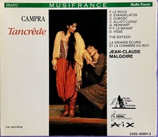 Campra: Tancrede - Jean-Claude Malgoire 2 CD Box Set 1990 Erato Live!! Free Ship