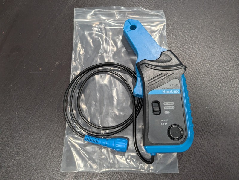 Hantek CC-65 AC/DC Current Clamp Meter Multimeter w/ Oscilloscope BNC Connector