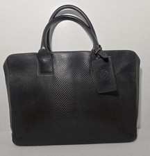 Alfred Dunhill Textured Leather Briefcase Doc...
