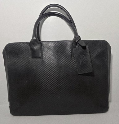Alfred Dunhill Textured Leather Briefcase Document Case Made in Spain