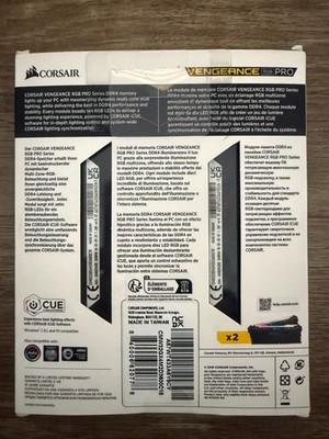 Buy Corsair Vengeance RGB Pro 32GB (2 x 16GB) DDR4 DRAM 3600MHz