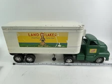 Dunwell 1950s Land O Lakes Metal Pressed Steel Semi  Truck 22" Superb ! Original
