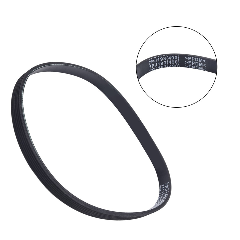 Jonikuper Courroie D'entraînement Pour Tondeuse à Gazon 6PJ490 7PJ490 - Pièce De Rechange Compatible Avec Les Tondeuses Sovereign - Caoutchouc De Qualité Supérieure - Accessoire Métrique Impérial Pour