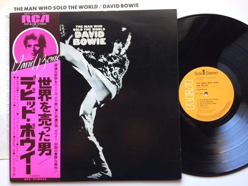 David Bowie "THE MAN WHO SOLD THE WORLD" w/FACE OBI JAPAN LP RVP6125