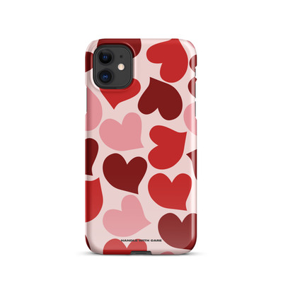 I Heart You iPhone Case   Valentine Heart Pattern Romantic Love iPhone Cover