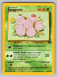 Exeggcute 52/64 Jungle Common Unlimited Pokémon TCG
