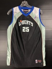 Vintage WNBA New York Liberty Becky Hammon #25 Jersey Womens XL