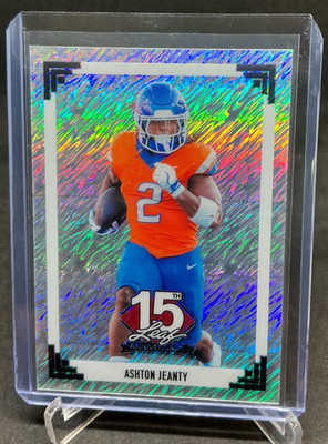 2025 Leaf 15th NSCC National 1991 ASHTON JEANTY SILVER SHIMMER RC #6/15