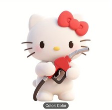 Hello Kitty Gas Tank Gauge Empty Car Decal St...